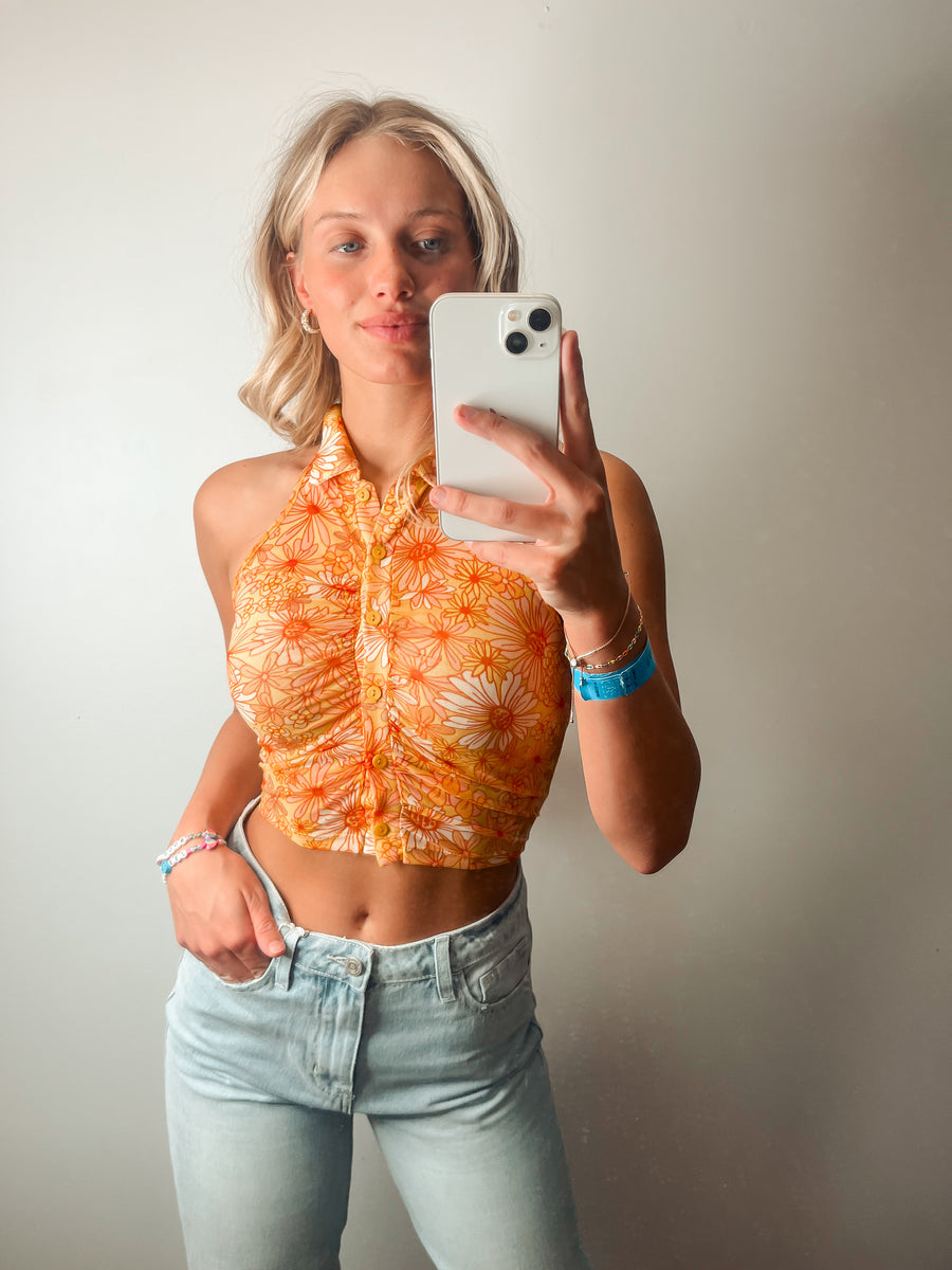 Orange Blossom Crop Top – Shop Nilsa Prowant