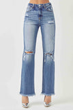 HIGH RISE STRAIGHT JEANS