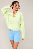 Lovely lime pocket pullover