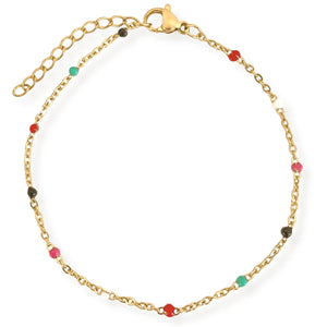 Ellie vail Gwen colorful dainty beaded bracelet