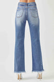 HIGH RISE STRAIGHT JEANS