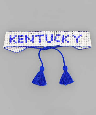 Kentucky Beaded Bracelet