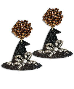 Witch Hat Earrings