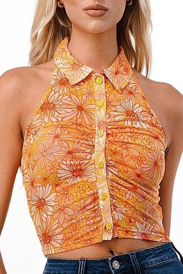 Orange Blossom Crop Top – Shop Nilsa Prowant