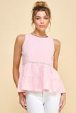 Babydoll Bubble Pink Top