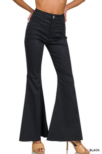 Classy Black Flare Denim Pants