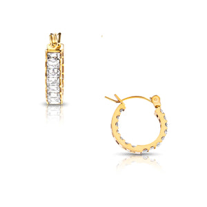 Lyndsay Huggie Hoop Earrings