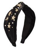 Paved Star & Pearl Headband